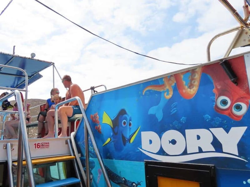An Aegean Sea Adventure on Glass-Bottom Speedboat Dory! - Key Points