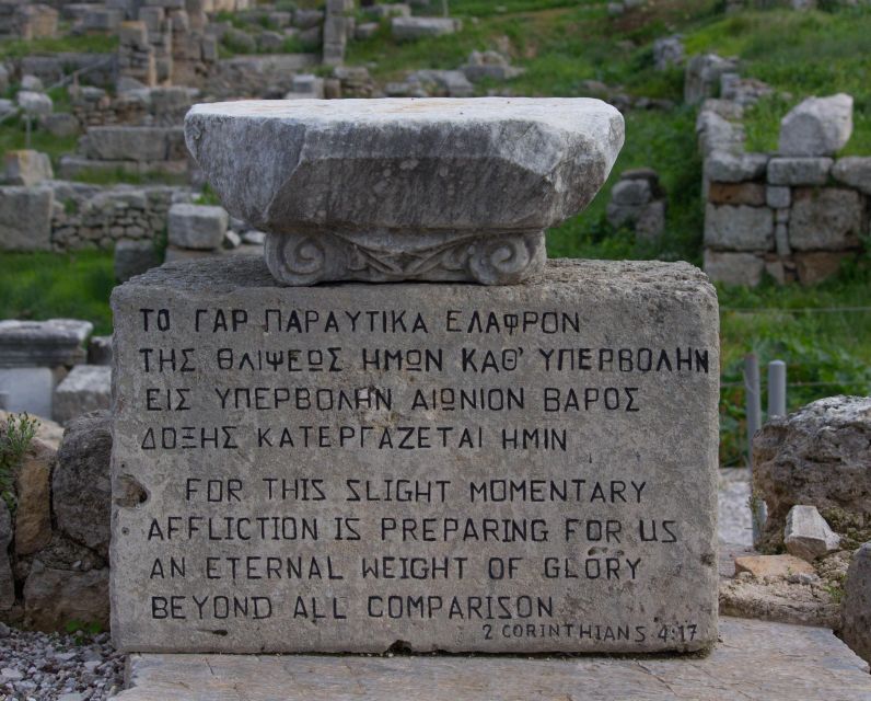 Ancient Corinth, acrocorinth castle and Thermal Spa Day - Key Points