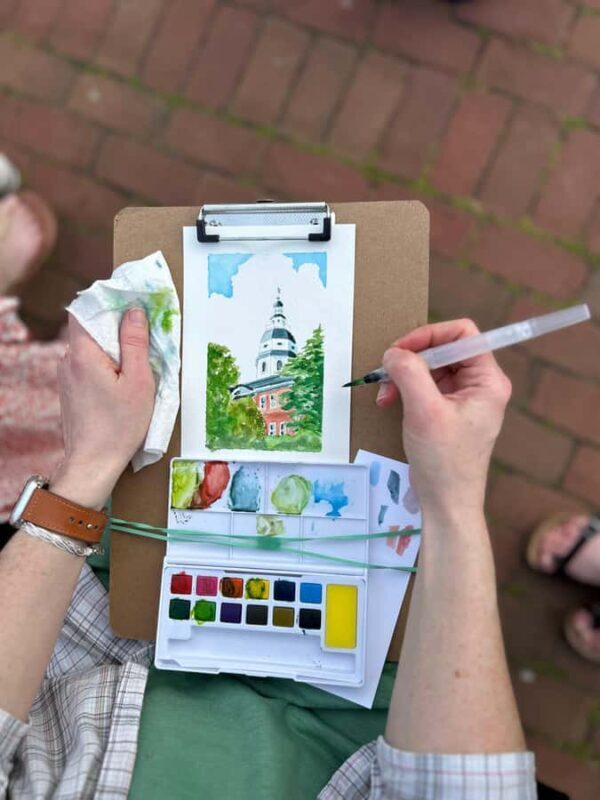 Annapolis: Outdoor Painting Activity at MD State House - Final Thoughts