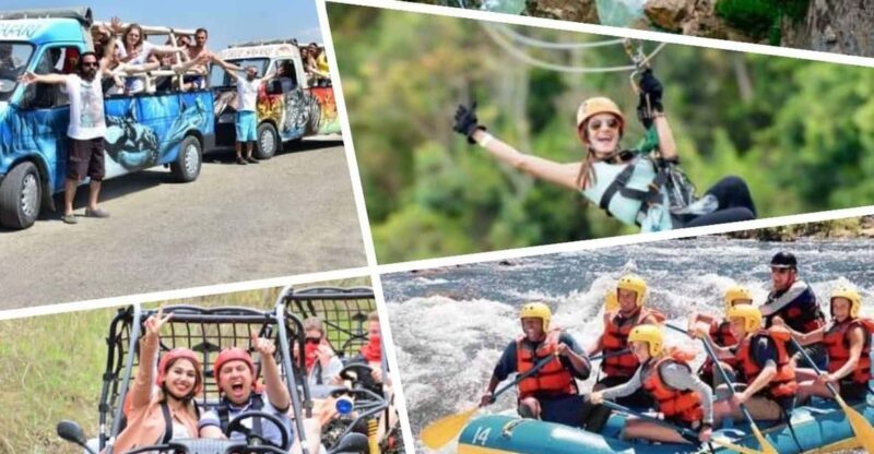 Antalya/Belek: Rafting With Quad Safari, Zipline Options - Key Points