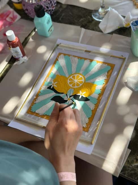 Antalya: Frame Glass Painting Workshop with Turkish Tea - What to Expect from the Glass Painting Workshop in Antalya