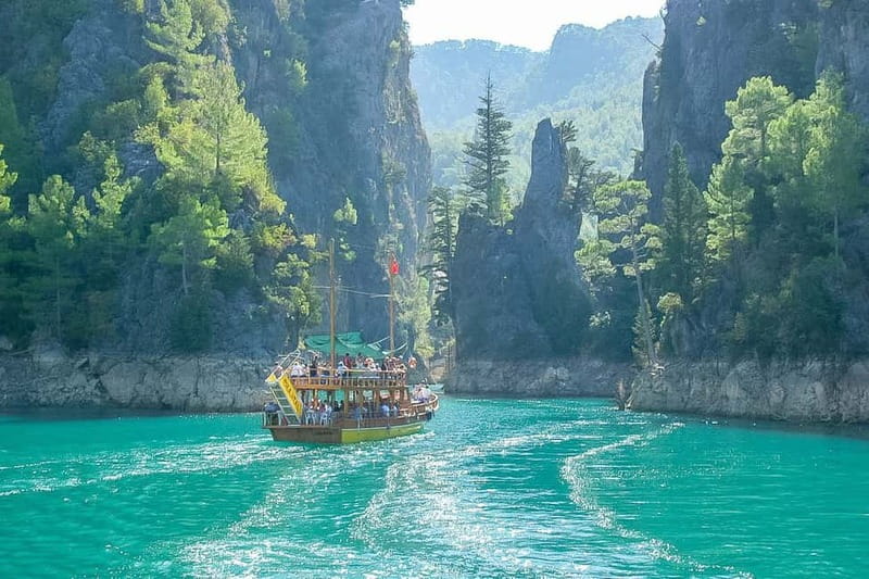 Antalya: Green Canyon Boat Trip w/Lunch near Green Lake - The Journey Through the Canyons