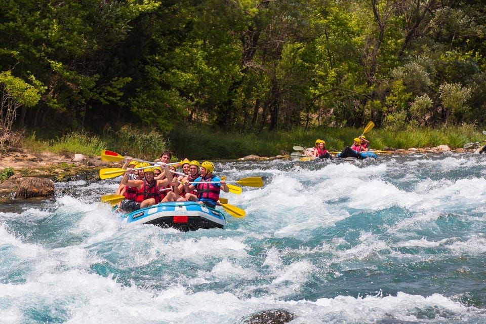 Antalya: Köprülü Canyon River Rafting w/Lunch & Transfer - What to Expect During the Experience
