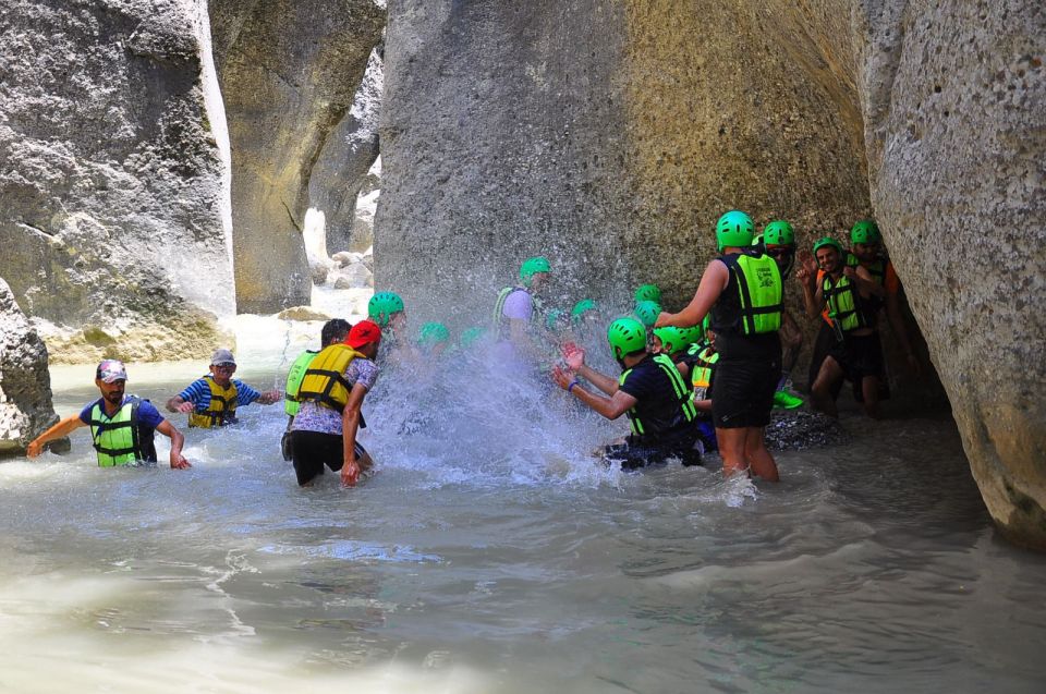 Antalya:Canyoning,Rafting,Zipline,Canyon visit with Lunch - The Itinerary in Detail
