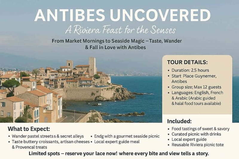Antibes: Old Town Food Tour with Seaside Picnic - Authenticity, Art, and Food — What Travelers Say