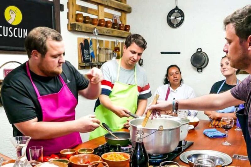 Antigua: Guatemalan Cooking Class with Market Tour - Cooking Class: From Ingredients to Plate