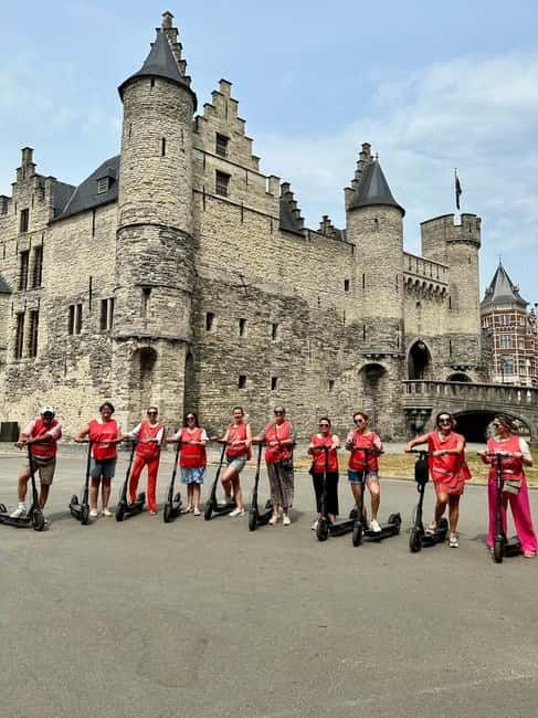 Antwerp: The Big Five City Highlights E-kickscooter Tour - Key Points