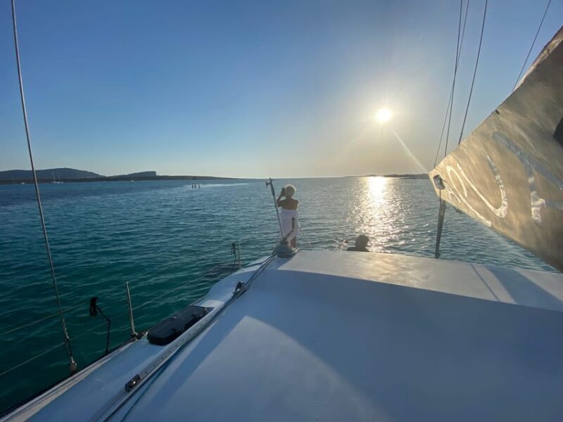aperitifs at sunset on the Stintino catamaran burianaCharter - The Experience: Who Will Love It?