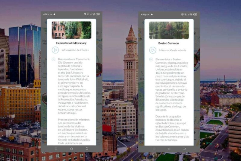 App Self-Guided Tours With Audioguide Boston - Explore the Freedom Trail