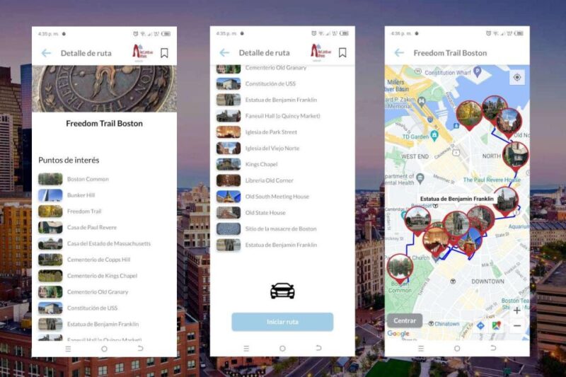 App Self-Guided Tours With Audioguide Boston - Customize Your Tour Experience