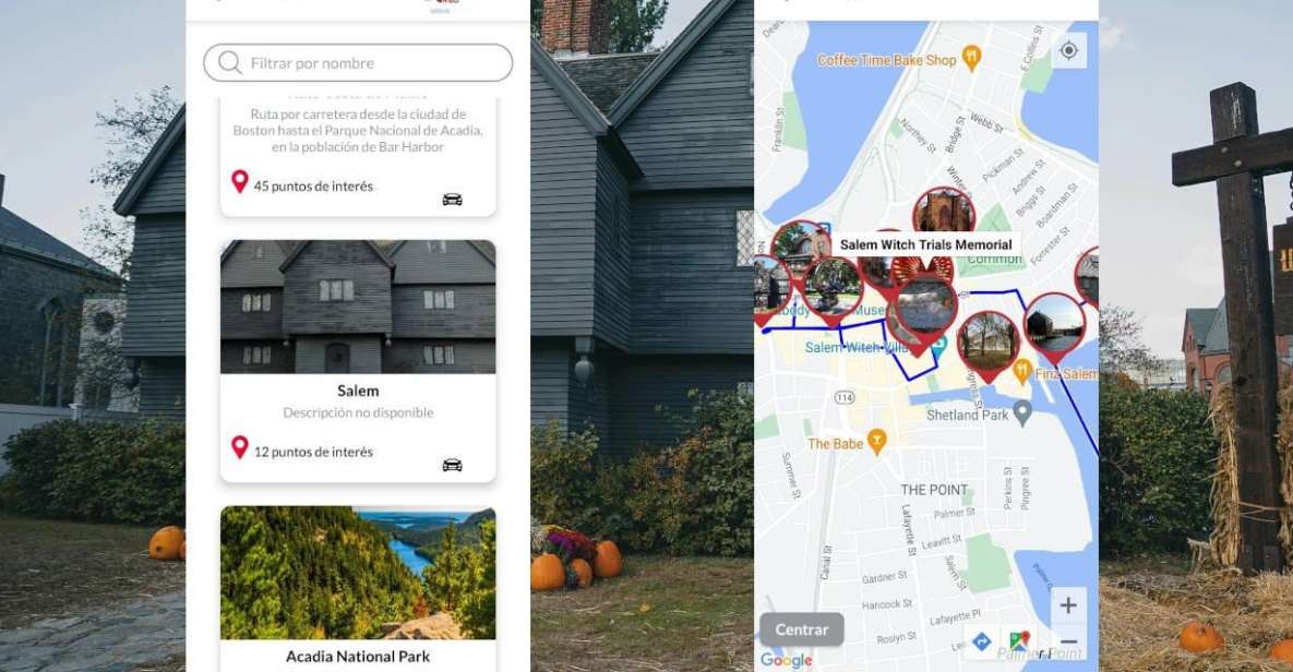 App Self-Guided Tours With Audioguide Salem - Key Features