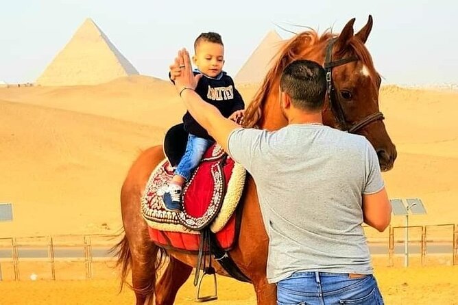Arabian Nights Sunset Sahara Pyramids Arab Horse or Camel Ride With Bedouin Tea - Riding Options: Horse or Camel