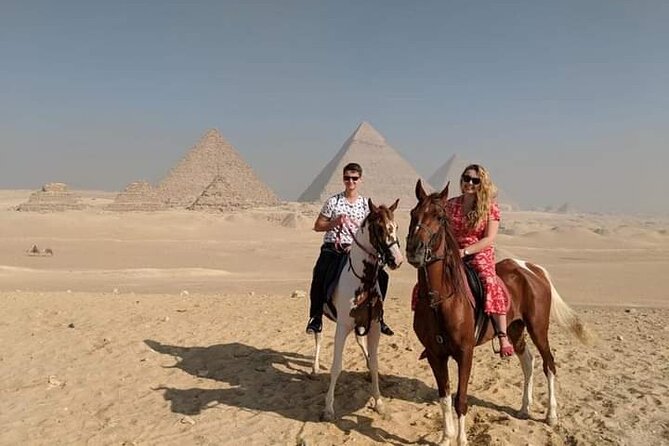 Arabian Nights Sunset Sahara Pyramids Arab Horse or Camel Ride With Bedouin Tea - What to Expect