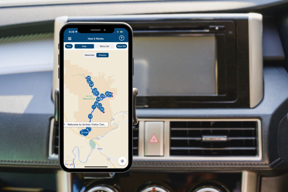Arches and Canyonlands National Park: In-App Audio Guides - Key Points