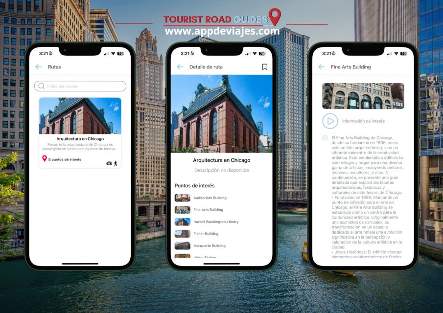 Architecture Chicago Self-Guided App With Audioguide - Key Points