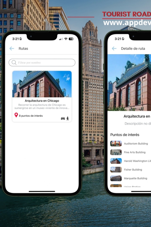 Architecture Chicago Self-Guided App With Audioguide - Downloadable Audio Narrations