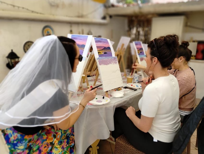 Art Workshop in Naples City Centre With Aperitif - Included Materials and Amenities
