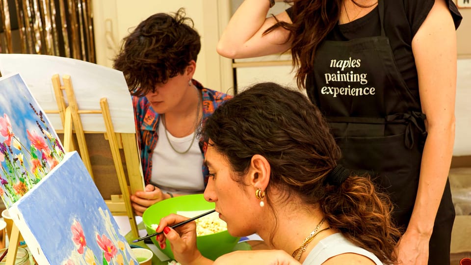 Art Workshop in Naples City Centre With Aperitif - Getting to the Art Workshop