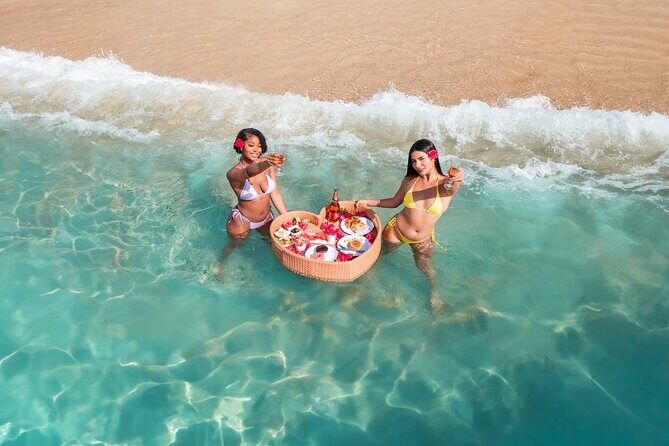 Aruba Floating Breakfast FREE Drone Videos, Champagne & Mimosas - Booking and Logistics