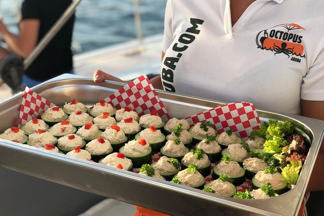 Aruba Happy Hour Sunset Sail with Savory Bites and Cocktails - FAQ