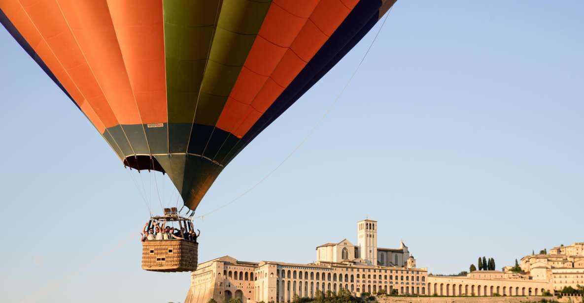 Assisi: Hot Air Balloon Ride With Breakfast & Wine Tasting - Key Points