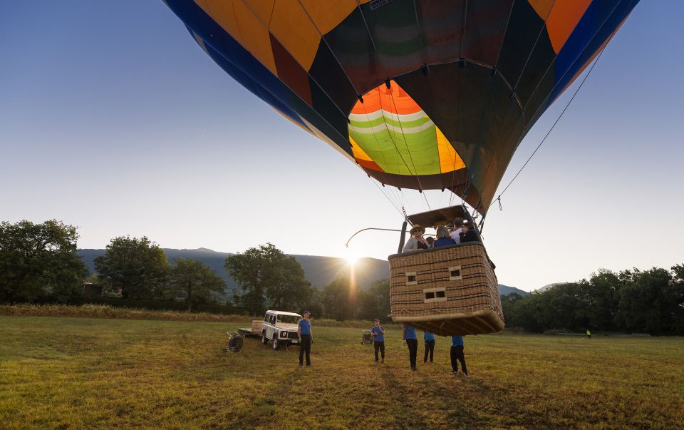 Assisi: Hot Air Balloon Ride With Breakfast & Wine Tasting - Transportation and Meeting Point