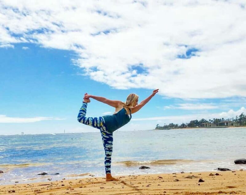 At the Kauai Shores Hotel: Kauai Yoga on the Beach Class - A Closer Look at the Yoga Experience