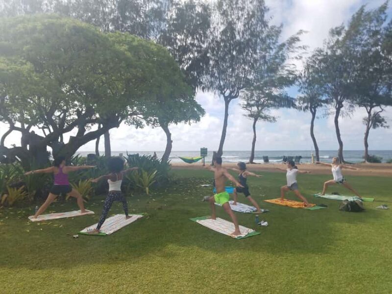 At the Kauai Shores Hotel: Kauai Yoga on the Beach Class - What’s Included and What You Need to Bring