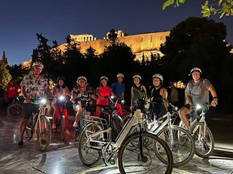 Athens: 2-Hour Highlights Tour by E-Bike After Sunset - Meeting Point and Accessibility