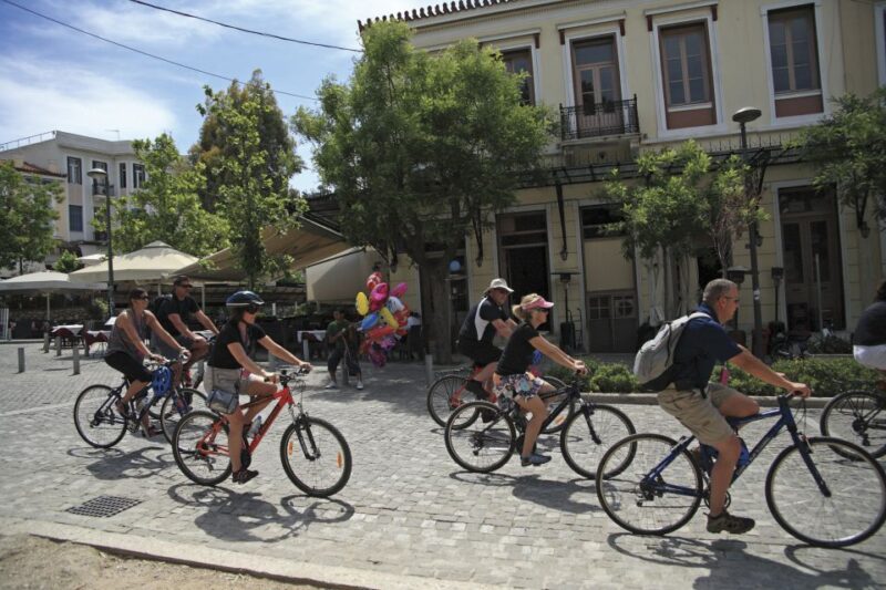 Athens: Bike Tour of Athens Historical Centre - Acropolis Views and Refreshments