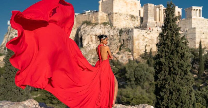 Athens: Flying Dress © Photoshoot Marilyn Package - Experience Highlights