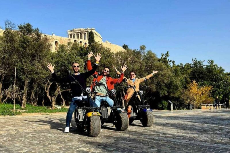 Athens: Premium Guided E-Scooter Tour in Acropolis Area - Key Points