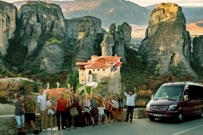 Athens to Meteora Panoramic Day Tour w/ your own Train Ticket English or Spanish - Key Points