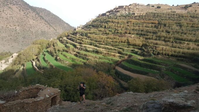 Atlas Mountains Three Valley Day Trip From Marrakech - Enjoying a Traditional Meal