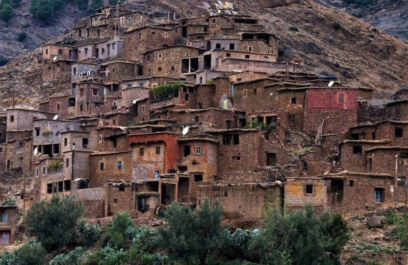 Atlas Mountains Trek Azzaden Valley And Imlil 2 Days - Overnight Accommodation