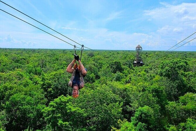 ATV Extreme Adventure Single with Ziplines & Cenote Swim - Key Points