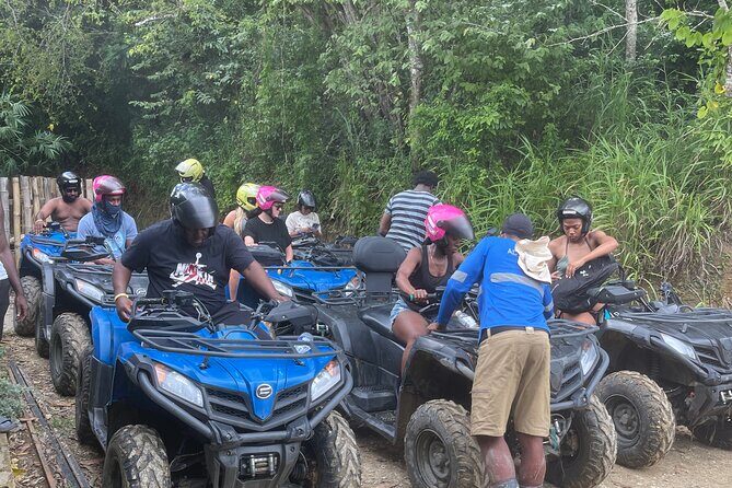 ATV Full Day Off Road Jungle Ride and sunset from Trelawny with Pick Up - Key Points