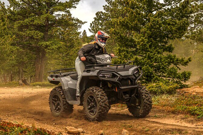 ATV (quad) ride on a beautiful and fun Rocky Mountain trail - Key Points