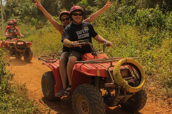 ATV shared experience, Ziplines and Cenote swim experience in one Adrenaline day - The Sum Up