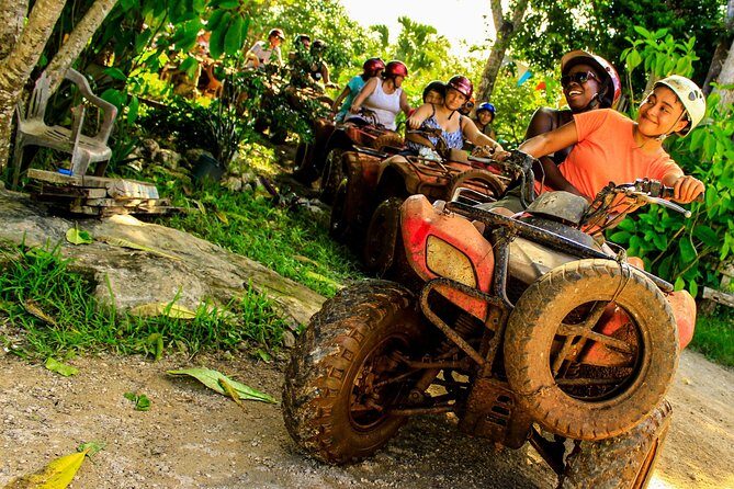 ATV shared experience, Ziplines and Cenote swim experience in one Adrenaline day - FAQ