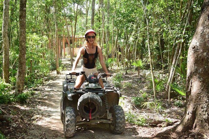 ATV Single Zipline and Cenote Extreme Combo 3x1 from Cancun - Key Points