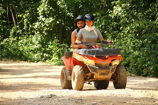 Atv tour from Cancun with ziplines and cenote swim experience - The Itinerary in Detail