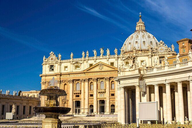 Audio Guided Tour in St. Peters Square & Basilica Vatican - Key Points