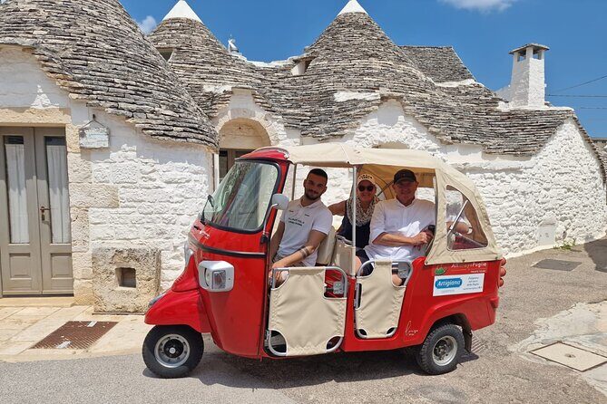 Audio Tour Alberobello with Bee Calessino/ e-Vespa /Fiat Mickey Mouse - Key Points