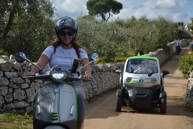 Audio Tour Alberobello with Bee Calessino/ e-Vespa /Fiat Mickey Mouse - An In-Depth Look at the Experience