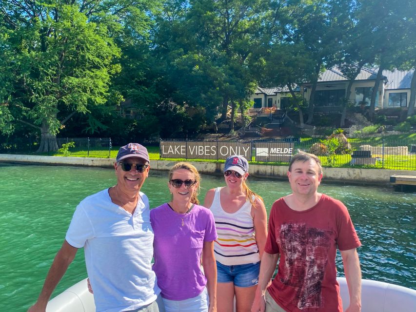 Austin: Lake Austin Guided Boat Tour With Full Sun Shading - Included in Tour