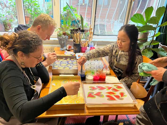 Authentic Turkish Art Marbling - Ebru - with Locals at Home - Key Points  