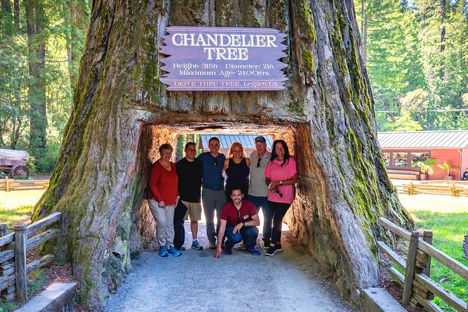Avenue of the Giant Redwood Private 1 Day Tour From San Francisco - Inclusions and Exclusions