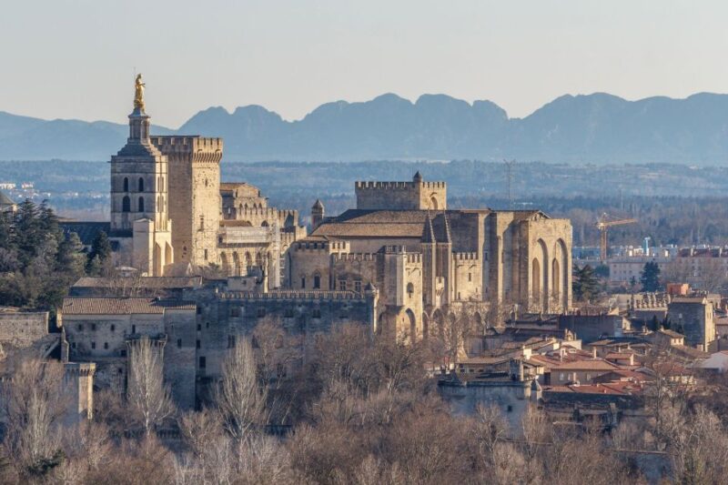 Avignon City of Popes and Wine Tasting Private Full Day Tour - Visit the Papal Palace, a Monumental Gothic Structure