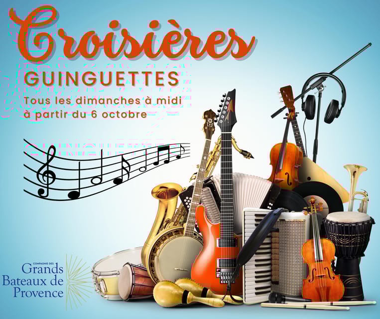 Avignon: Guinguette Cruise With Lunch and Dance - Key Points